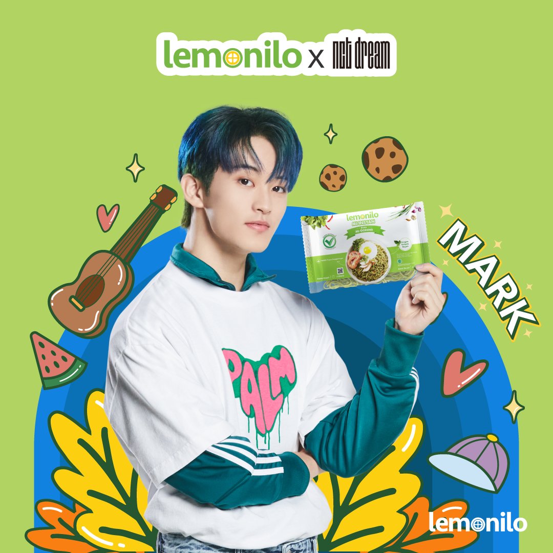 Aduh...duh...kalau ditatap kayak gini sama MARK Minmon jadi salah tingkah deh, gimana jadinya kalo makan mie #LemoniloXNCTDREAM sama MARK pasti auto salting terus. Siapa nih yang bayangin juga? 😍