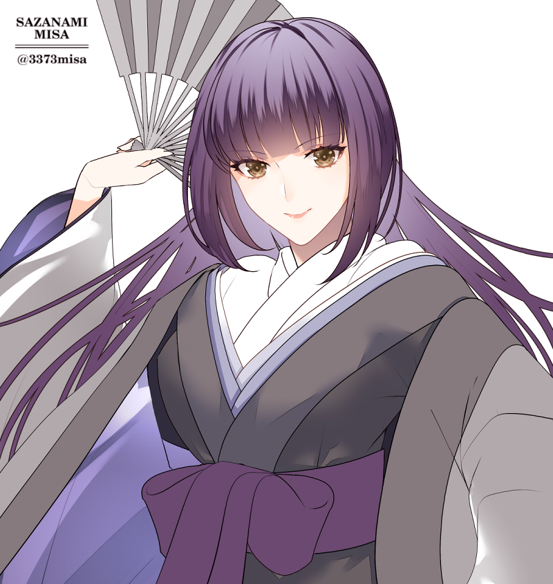 Skebリクエスト 鉄扇の和装美女 Skeb 今回はインナー差分を加筆中〆 漣ミサ Sazanamimisa 浅草ばけもの甘味祓い連載中の イラスト