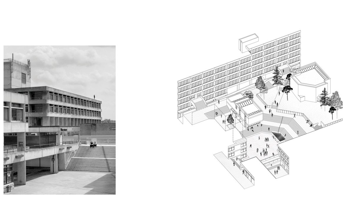 _BenjaminCarter's tweet image. putting the final touches on my thesis and thought I would share some images - examining the urban composition of the case study campuses 

1. University of York
2. University of East Anglia 
3. University of Essex 
4. Illinois Institute of Technology