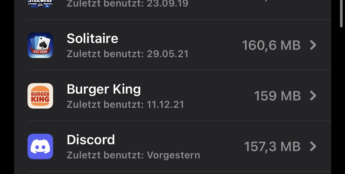 Luka_Strc's tweet photo. @seniorbronx Sind bei mir nur 159MB https://t.co/x2IQs1jGS0
