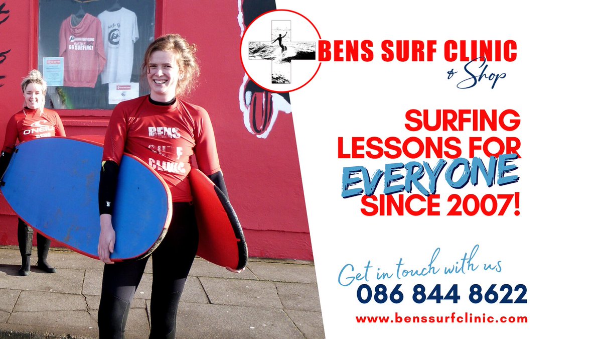 Are you ready to surf? We are here to provide you with the best surfing experience!

Book your lessons today at jo.my/surf!

Get in touch with us by calling 086 844 8622 or visiting jo.my/con.​

​#surfing #surflessons #surfclinic #surfschool #benssurf