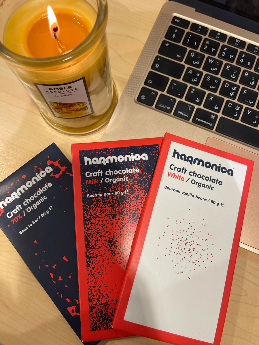 نكهات متنوعة من شوكولاته هارمونيكا 😍