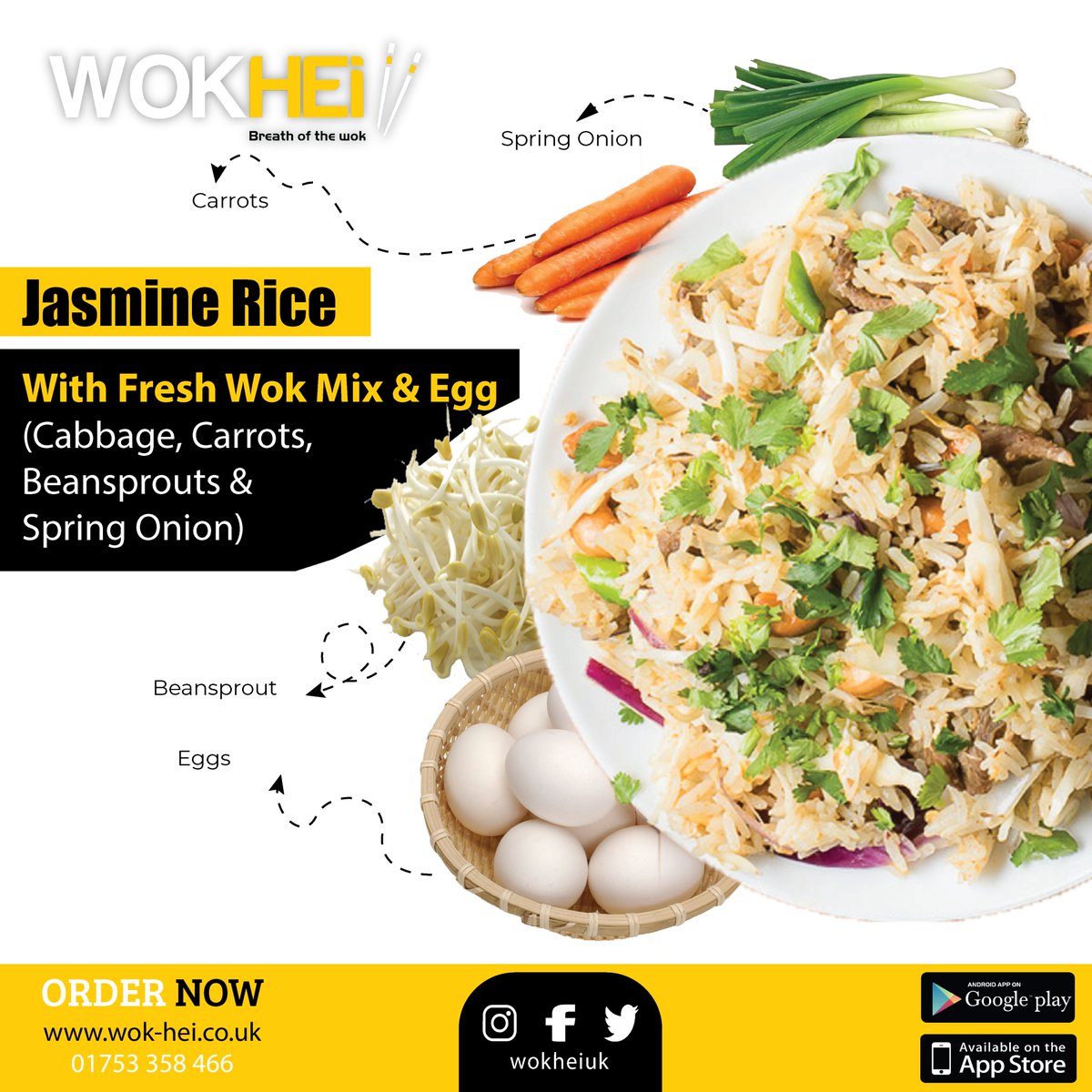 WokheiUK's tweet photo. Try Our Jasmine Rice, you will love it
#jasmine #jasminerice #rice #noodles #wokhei #wokheiuk #food #healthyfood #tasty #slough https://t.co/wyLWk7PUUJ