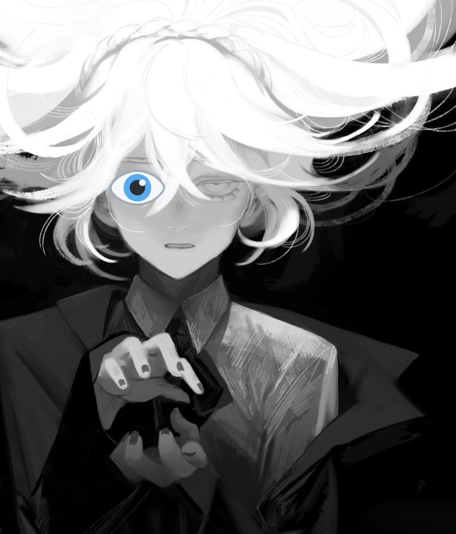 garutanachi's tweet photo. I tried grayscalinh something and I kinda liked the black and white ver more?? https://t.co/HFJzlFU5yk