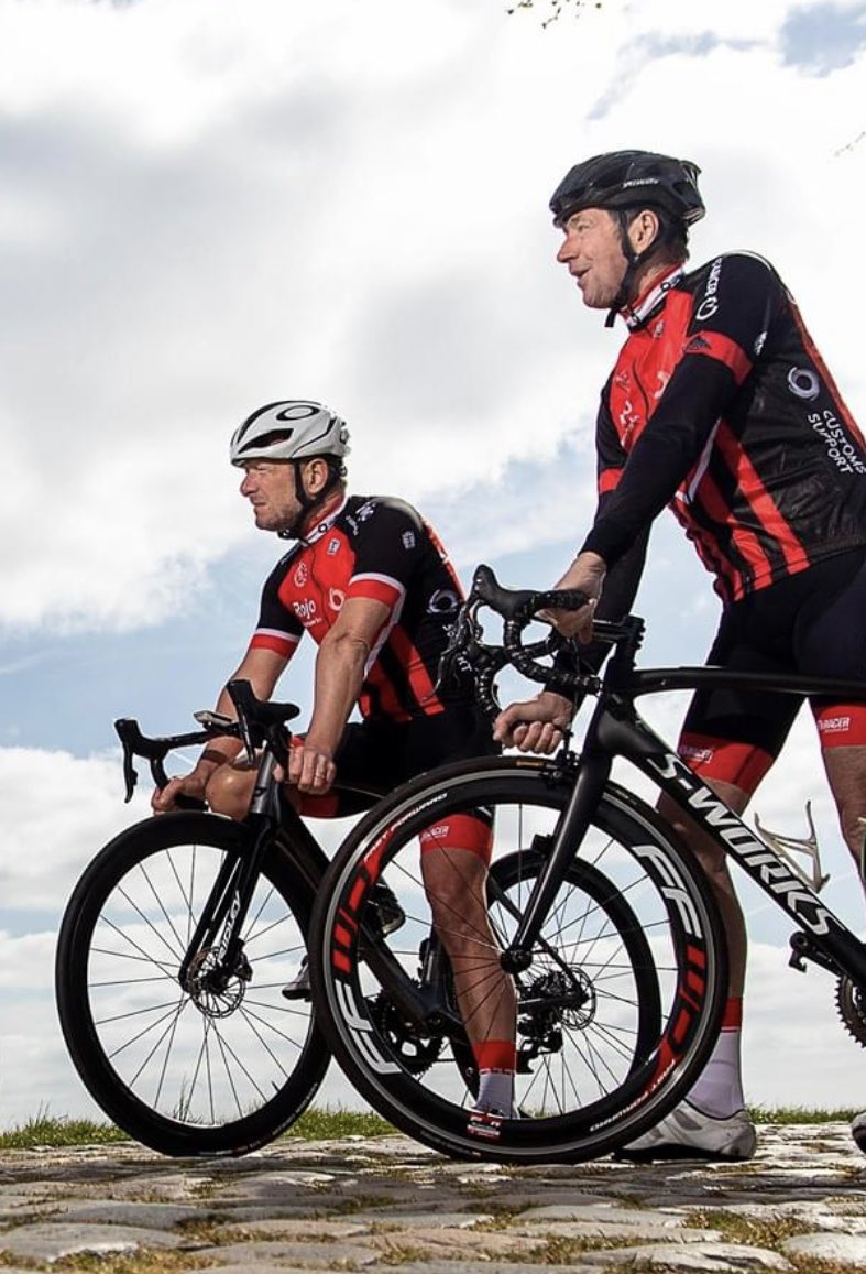 We feliciteren onze Sterrenfietser <a href="/MathieuHermans1/">Mathieu Hermans</a> (op de foto met collega-Sterrenfietser Johan van der Velde) met z’n 59e verjaardag!