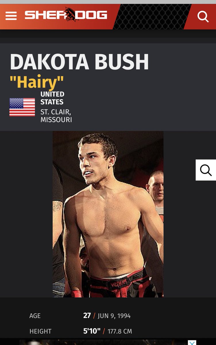 MMARoasted's tweet image. OK, Dakota Bush officially has the best nickname in MMA.