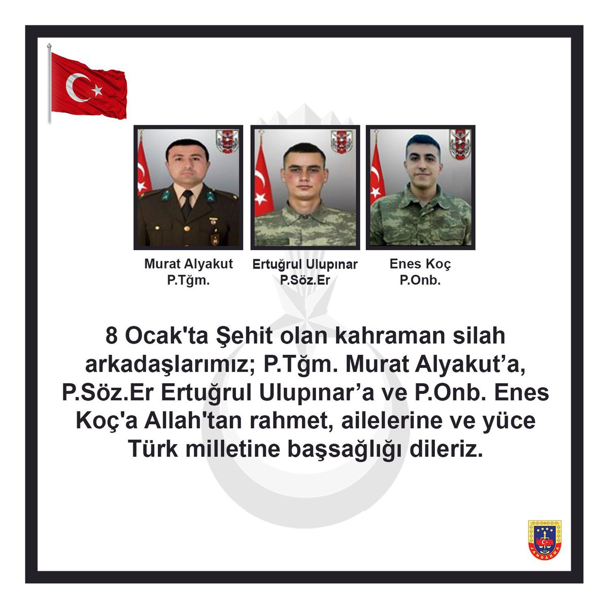 Başımız sağ olsun.🇹🇷