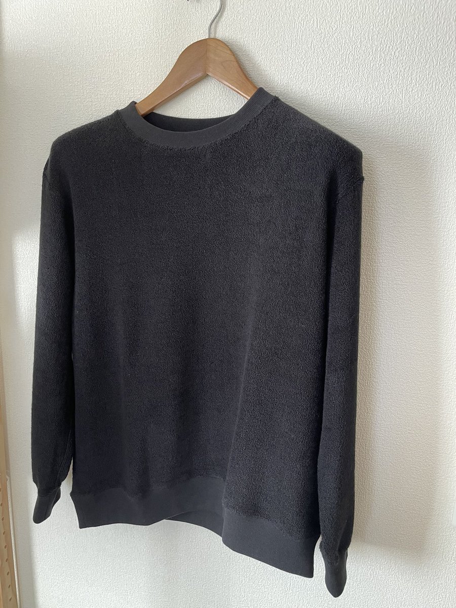 mountain_camera's tweet photo. 今年の初買い物はコムアーチのRec:supima Pile P/O。

カシミヤのようなシルクのような試着したら散財してしまう着心地。

カットソーなのにドライクリーニングのみでかなりとんがってるけど長袖は今期で終わりらしいので買った https://t.co/Kfoq119gSg