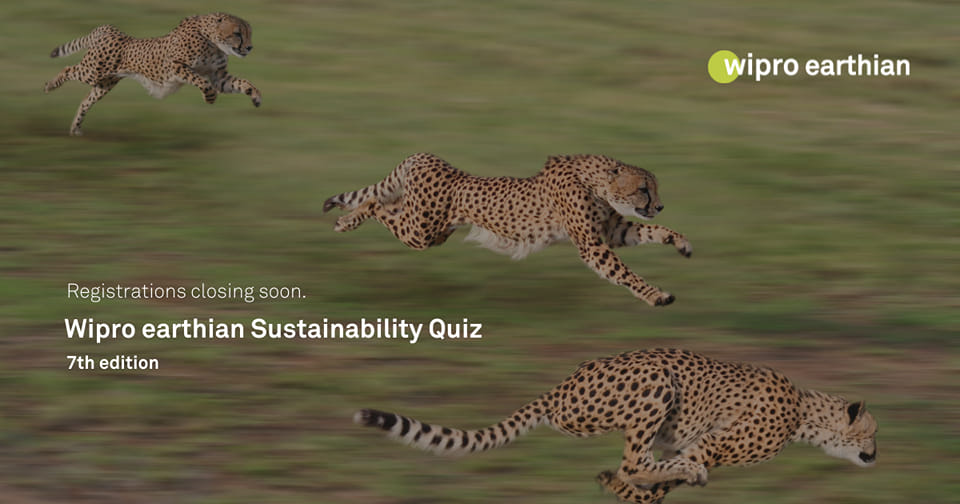 Compete with participants at the national level. Participate in Wipro Sustainability Quiz. Last date to register: January 14, 2022. Please visit wiprosustainabilityquiz.com. 
For college students only.  
 
#wiproearthian #Quiz #Sustainability #CashPrizes #India #University