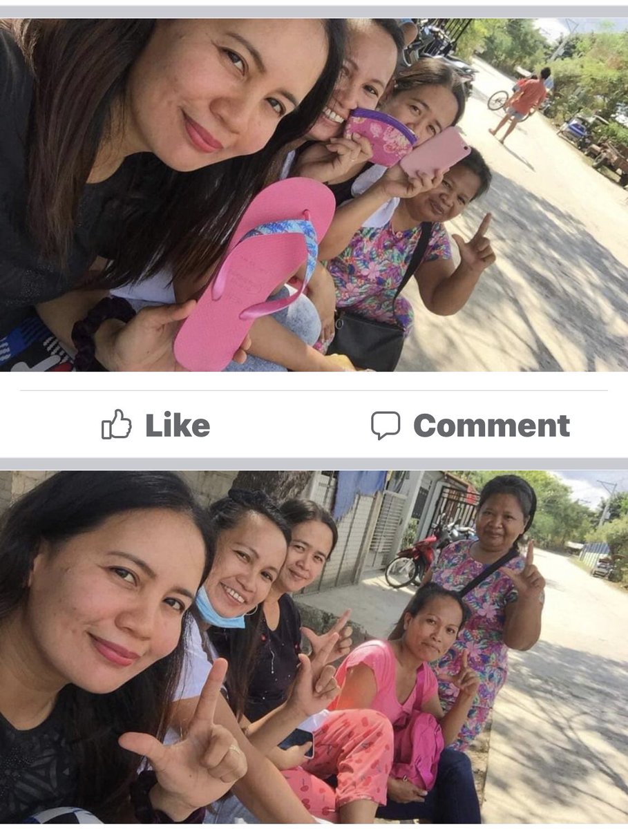 Ana92750547's tweet photo. Worth sharing ang pics ng ating matatapang at nag-gagandahang KAKAMPINK team sa Brgy.
#seswang
#LeniKiko202 https://t.co/pGxWIgvQNj