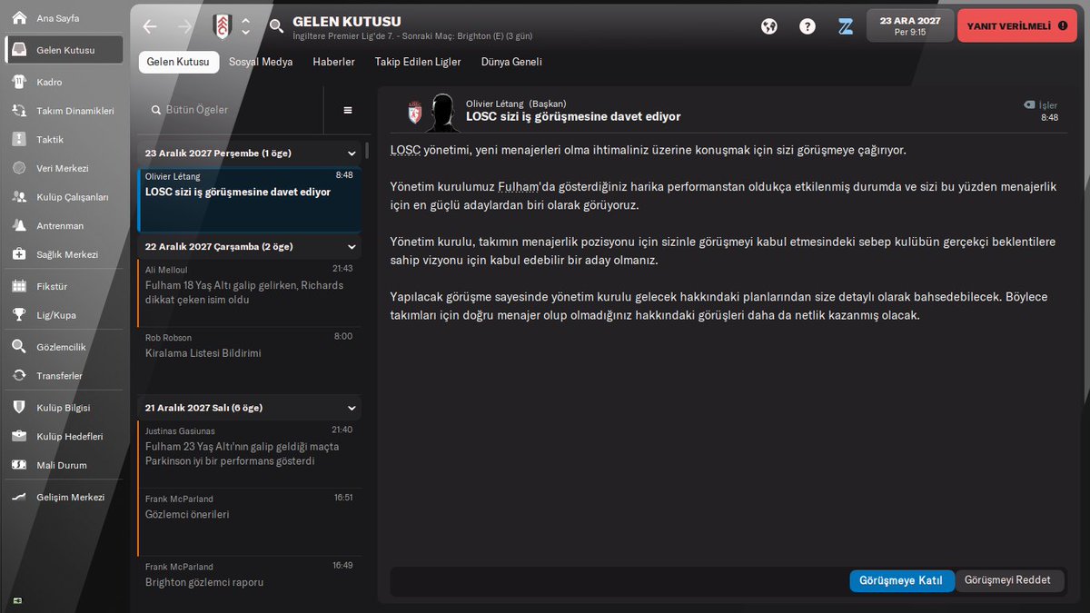Başkan vaat olarak beni geri getirmeyi mi vaat etti, n'aptı ?