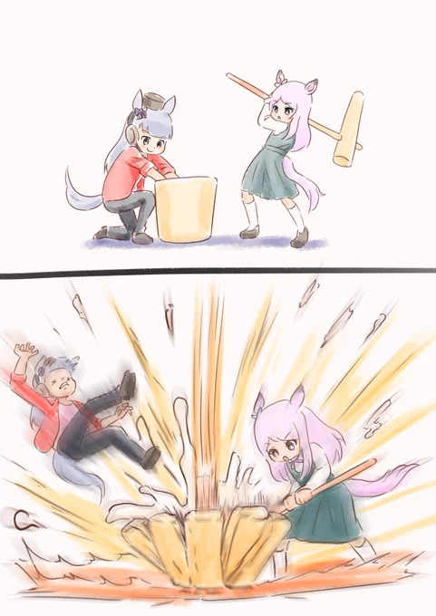餅つき
#ウマ娘 
