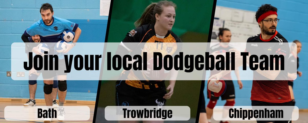 All 3 of our clubs return to training this week with sessions available for Adults and Juniors. Come and join in! 

<a href="/Active_Trow/">Active Trowbridge</a> @OliverPhippsCEM @LiamCrippsCEM <a href="/Bath_Wilt_P/">Bath & Wilts Parent</a>
#Dodgeball #Bath #Trowbridge #Chippenham