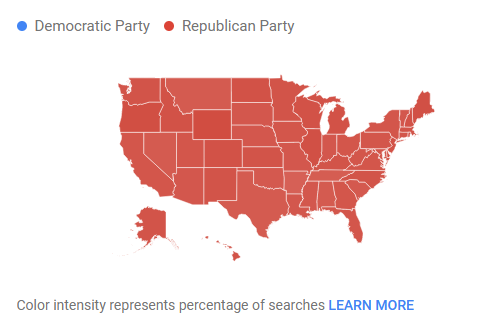 VTGOP's tweet photo. More people across the country are looking for the #RepublicanParty to provide a better path forward.  We're seeing growth in our engagement too, even in a blue state like #Vermont

Credit to @BuckeyePolitic1 for the tip. Map looks even better when we checked it for ourselves. https://t.co/oQYSKVbSfh