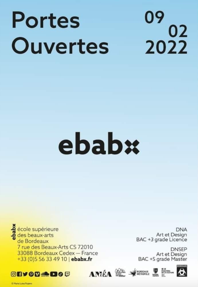 ebabx_'s tweet photo. #jpoebabx2022 
9.02.2022 
Lives performances restitutions expositions 
Programme sur https://t.co/SNuPIMfXcZ très bientôt ! https://t.co/sJtVUlycgL