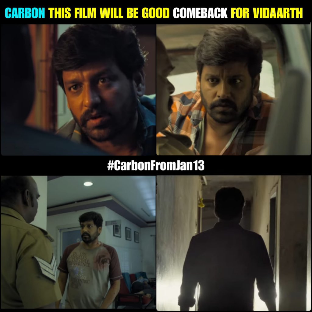 Sreenivasan (@dirsrini) on Twitter photo #Carbon will be good comeback for <a href="/vidaarth_actor/">Vidaarth</a>
Mystery loaded drama #CarbonFromJan13
Directed by <a href="/dirsrini/">Sreenivasan</a>
<a href="/Dhanyabee/">dhanya balakrishna</a> <a href="/SamCSmusic/">𝐒𝐀𝐌 𝐂 𝐒</a> <a href="/ATJOTHI/">Anandhajothi</a> <a href="/Cinemainmygenes/">Editor PraveenKl</a> <a href="/Kannan_Kanal/">kanal kannan</a> <a href="/kivis4323/">Vijisatish</a> <a href="/thinkmusicindia/">Think Music</a> <a href="/donechannel1/">Done Channel</a> @CtcMediaboy #Carbon will be good comeback for <a href="/vidaarth_actor/">Vidaarth</a>
Mystery loaded drama #CarbonFromJan13
Directed by <a href="/dirsrini/">Sreenivasan</a>
<a href="/Dhanyabee/">dhanya balakrishna</a> <a href="/SamCSmusic/">𝐒𝐀𝐌 𝐂 𝐒</a> <a href="/ATJOTHI/">Anandhajothi</a> <a href="/Cinemainmygenes/">Editor PraveenKl</a> <a href="/Kannan_Kanal/">kanal kannan</a> <a href="/kivis4323/">Vijisatish</a> <a href="/thinkmusicindia/">Think Music</a> <a href="/donechannel1/">Done Channel</a> @CtcMediaboy