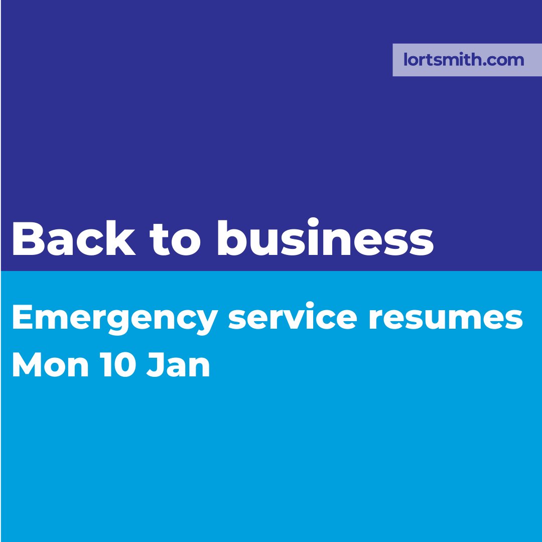 Back to business as usual on Mon 10 Jan.
Emergency open until 6.00pm.
Accepting new appointments for urgent cases.
Thank you for your support.
bit.ly/3f3NDzR

#lortsmith #backtobusiness #animalemergency