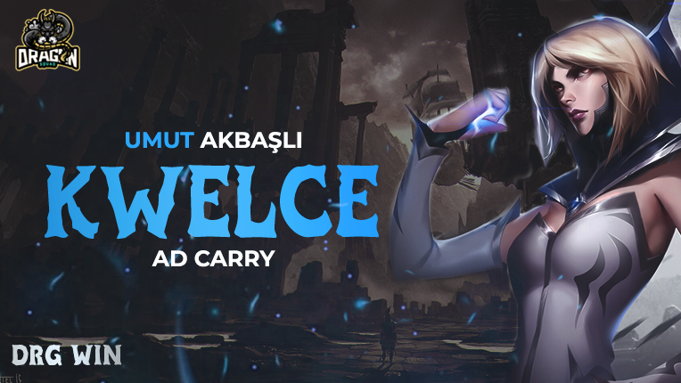 Bu sezon takımımızın  nişancı rolünde  Kwelce görev alacaktır.

Aramıza Hoş Geldin!

#DRGWIN