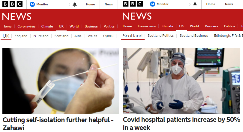 msm_monitor's tweet photo. A tale of two headlines. https://t.co/qryrcgoFfW