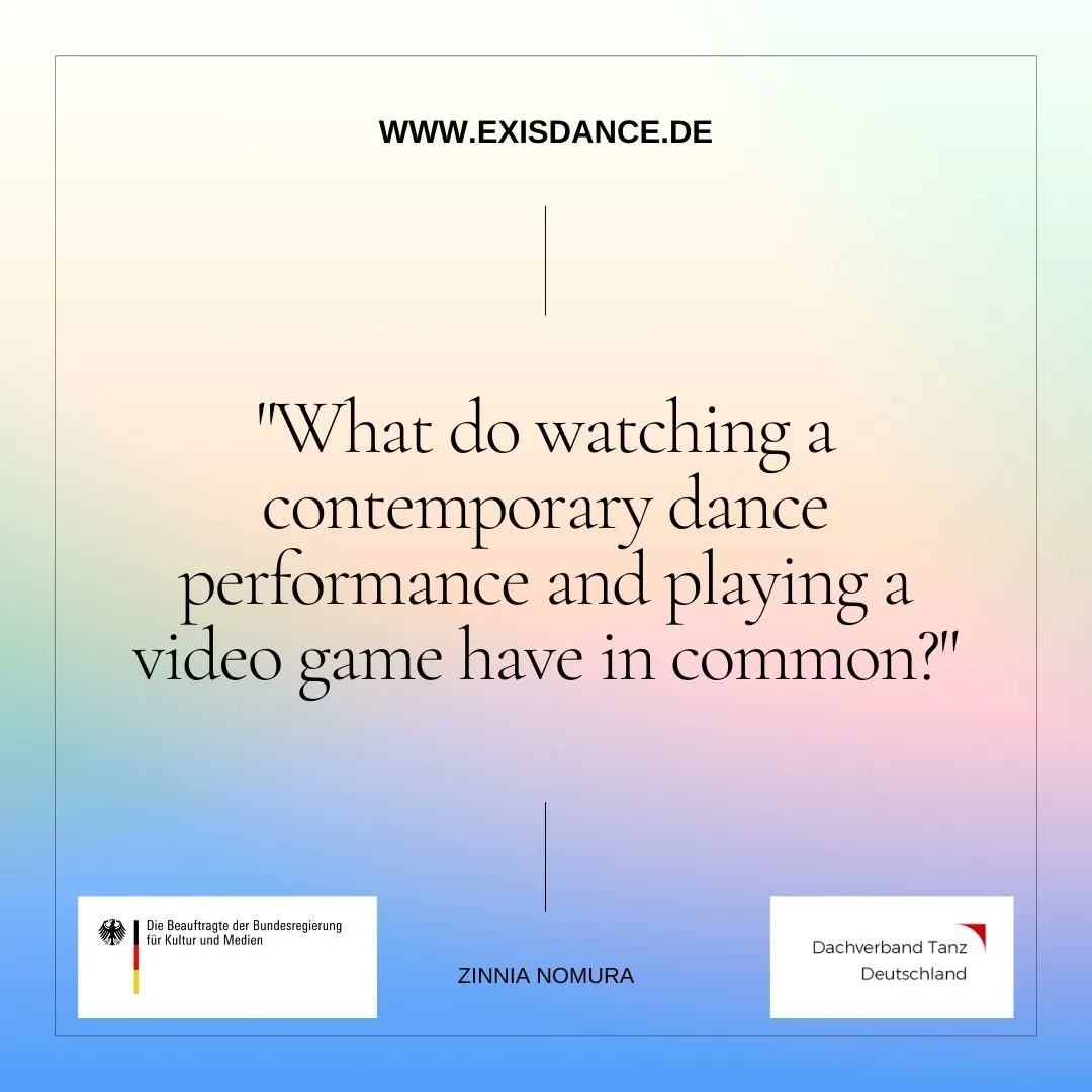 You might have heard about the funding program DIS-TANZEN, if you follow us, but have you checked out the blog to read about all the great projects that pop up at the moment. Check out Zinnia Nomura's project to start with and get inspired. 

#exisdance  #distanzen