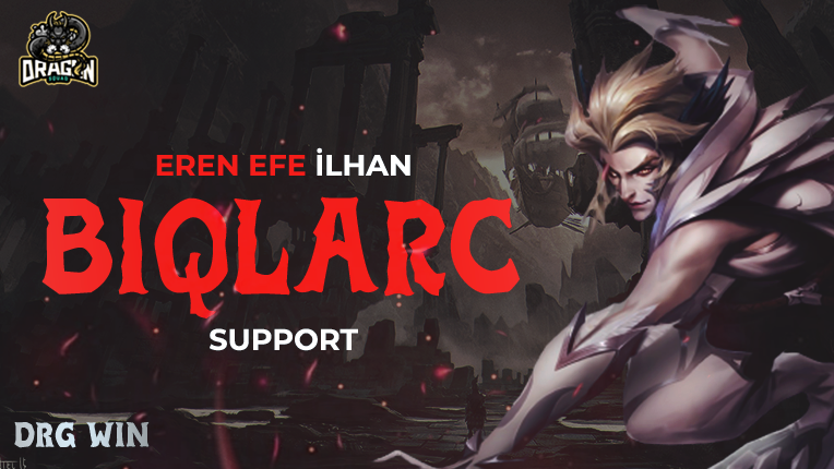 Bu sezon takımımızın  destek rolünde Biqlarc görev alacaktır.

Aramıza Hoş Geldin!

#DRGWIN