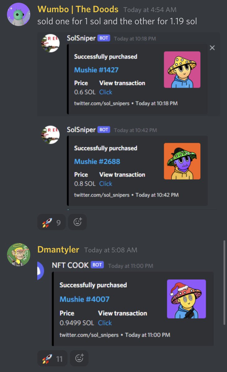 Not even 1 day after the release and our users are already making profits 🤖

Keep in mind that these are only the people that decided to publicly share their success, there’s much more 🤫