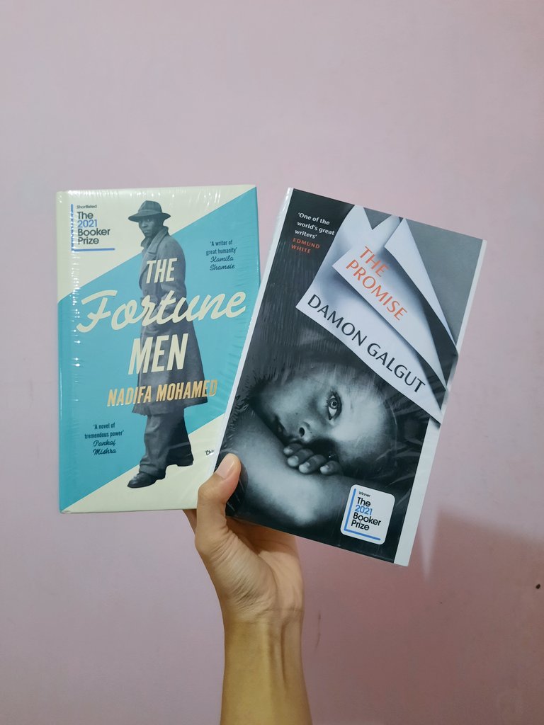 My First Book Mail in 2022 😍

Winner of The 2021 Booker Prize
📚 The Promise by Damon Galgut 

Shortlisted
📚 The Fortune Men by Nadifa Mohamed