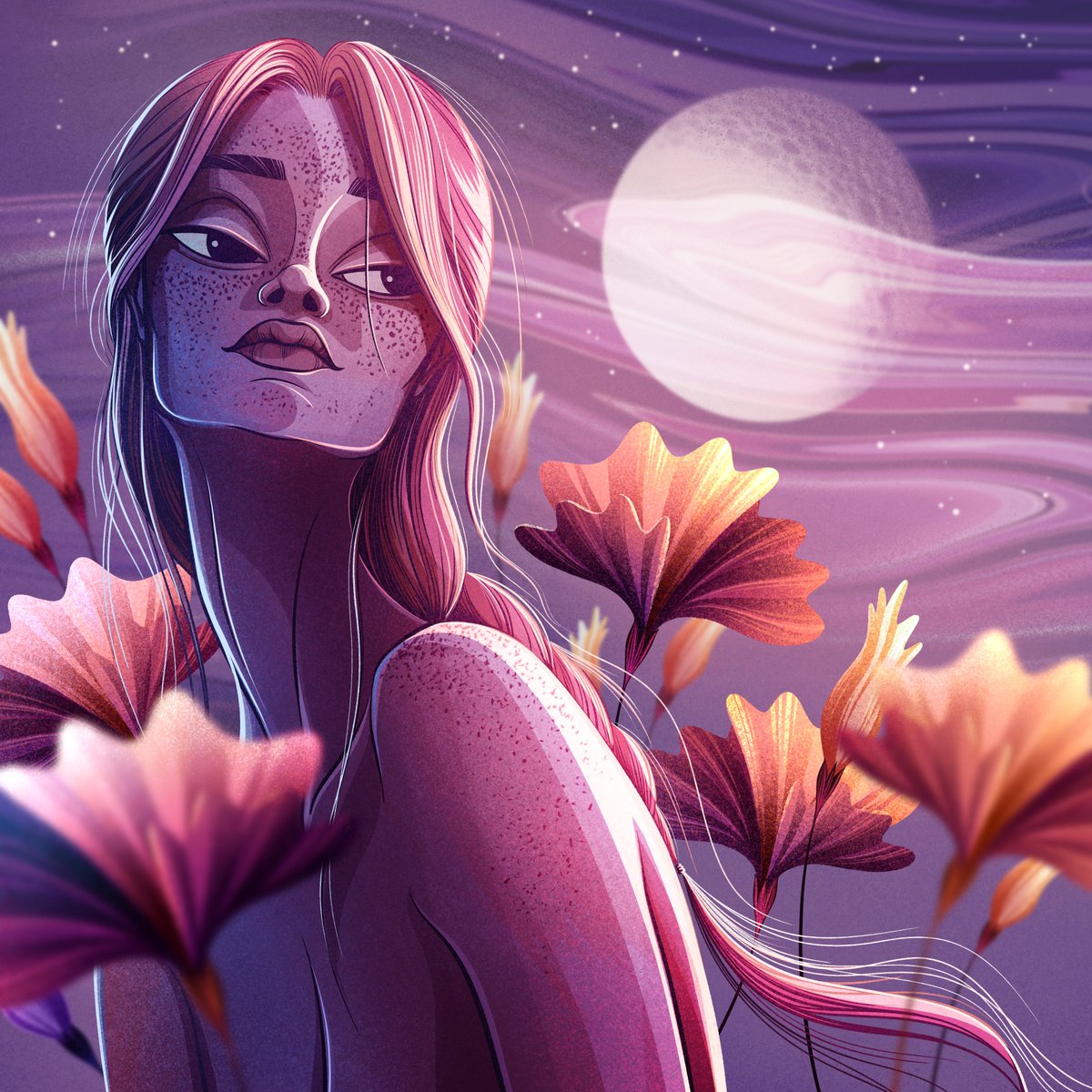 langanka's tweet photo. Gm again lovely people!!!🌞💜
First mint of the year is done. So excited for this, I loved working on Dot's freckles! Available on @withFND 💜 Let me know what you think!
Reserved price 0.40 $ETH
https://t.co/vmb2UnRjiH https://t.co/HTF273Ad2x