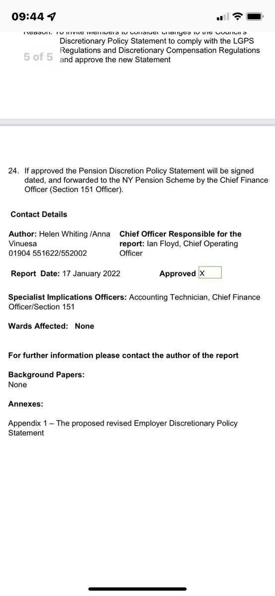 GSwinburn's tweet photo. We have been scammed before by @cityofyork COO #PirFailFloyd & now we see this!!
No link to so called new scheme - no proper sign off from Finance or legal- why now, what has changed! written to Leader as multiple paragraphs are written as if to confuse
https://t.co/dVWEfc0DVR https://t.co/EKDec3iOSa