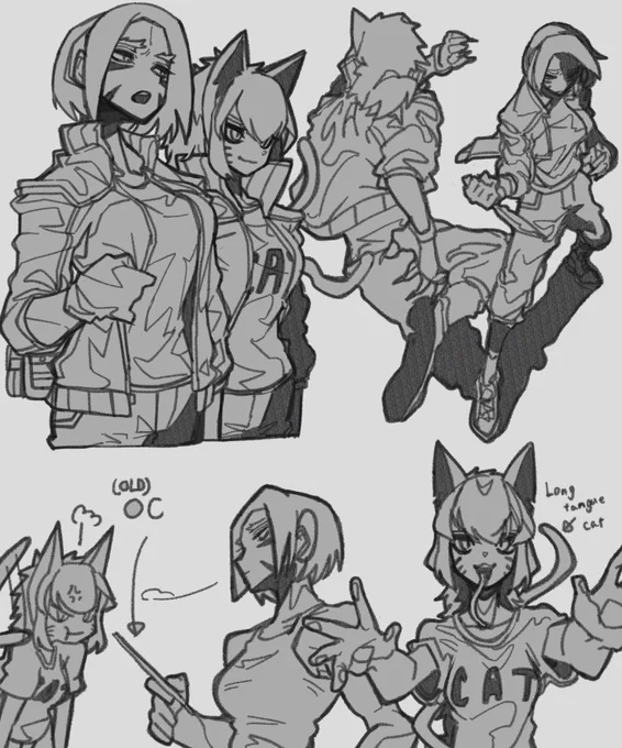 My old character Raite and nicca 