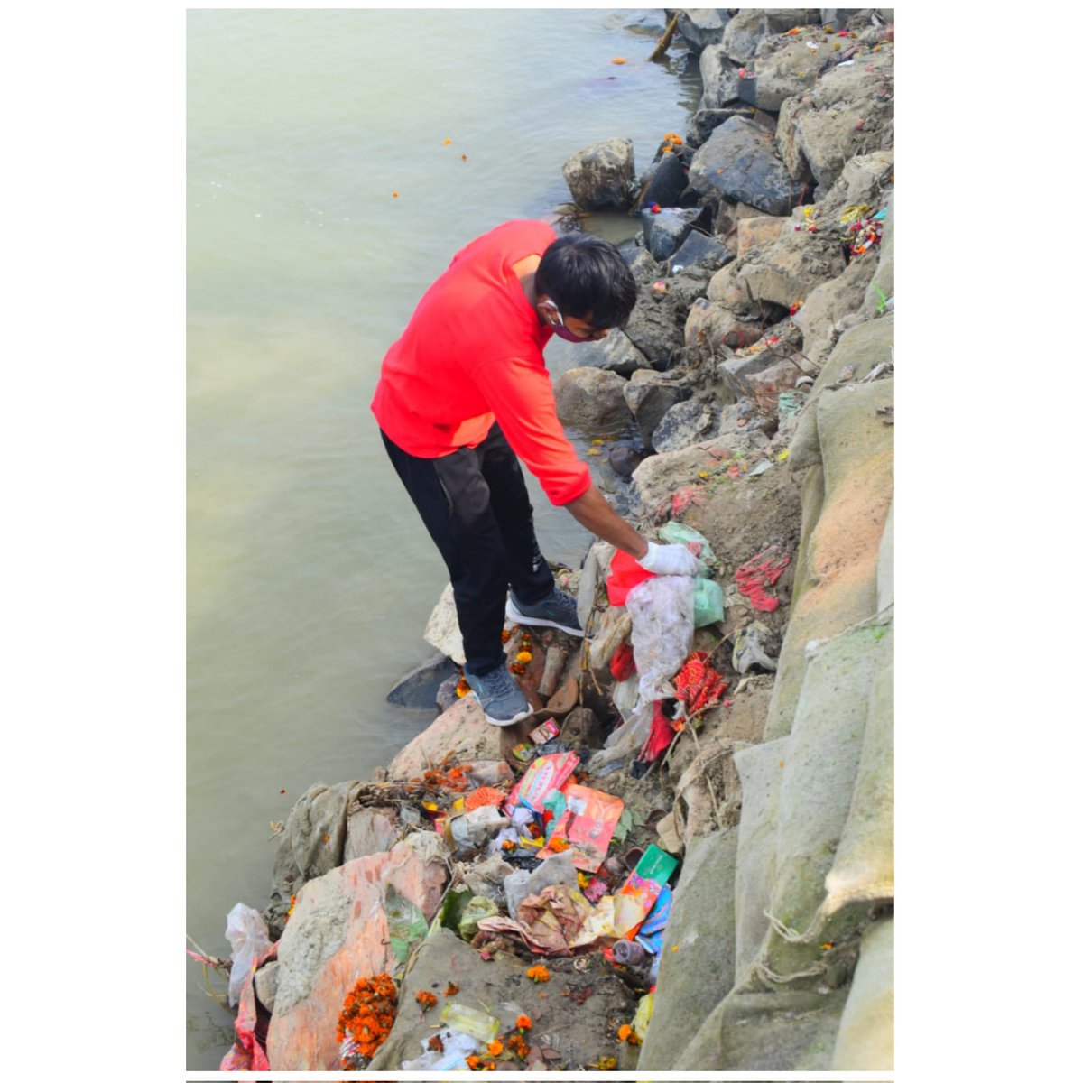 8th week of 'Ganga Cleanliness 'आप के पैर के नीचे क्या है ये जरूर ध्यान से देखे।इससे ये होगा कि जो अपने कदमों पर ध्यान नही देते,वे यह नही जान सकते कि उनका जीवन किस ओर जा रहा है। #plasticfree #plastics #Bethchange #plasticfreelife #Bihar #namaiganga #Gangasafai #Plasticfreeganga