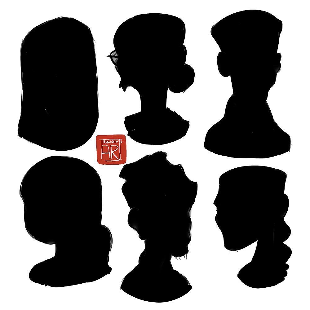 tweetrinisha's tweet photo. Headshot studies
References from Pinterest 

#character #characterconcept #conceptart #characterdesign  #procreate #conceptartwork #caricature #cartoon #illustration #fashion #awesomepeople #colorful #2dart #animation #artistslife #digitalart #fun #trinishamukherjee https://t.co/XxBNHmpria