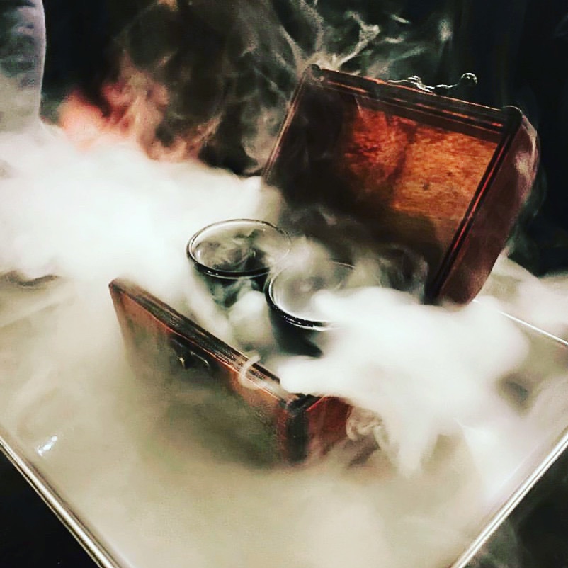 dept_magic's tweet photo. Our shots are a bit special… 
You can book in for potions or an escape room (or both!) at https://t.co/NJM8Ht90W2 https://t.co/hScQuv6aqc
