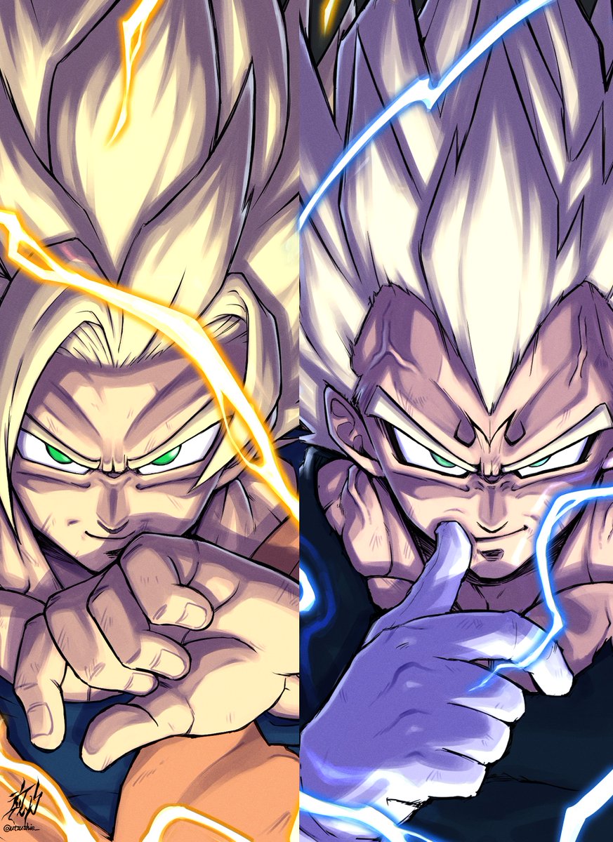 Super Saiyajin Blue Warriors X Broly Fanart #dragonballz #dragon