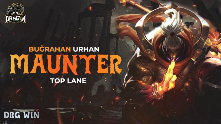 Bu sezon takımımızın  üst koridor rolünde  Maunter görev alacaktır.

Aramıza Hoş Geldin!

#DRGWIN