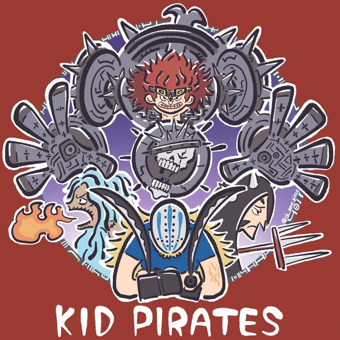 キッド船長おめでとう!⚙️

#ONEPIECE
#キッド誕生祭
#キッド誕生祭2022 