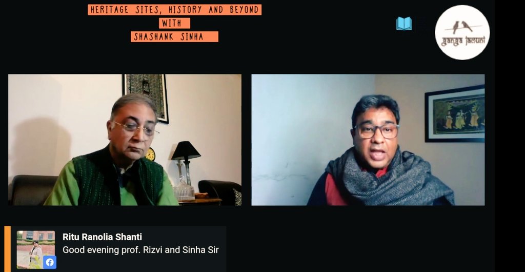 Here is the video recording of the my talk' Heritage Sites, History and Beyond', which was organised by Aligarh Society of History and Archeology ( ASHA) and Ganga Jamuni Foundation. Here is tne link to the video; youtu.be/ezgkuehLrhU