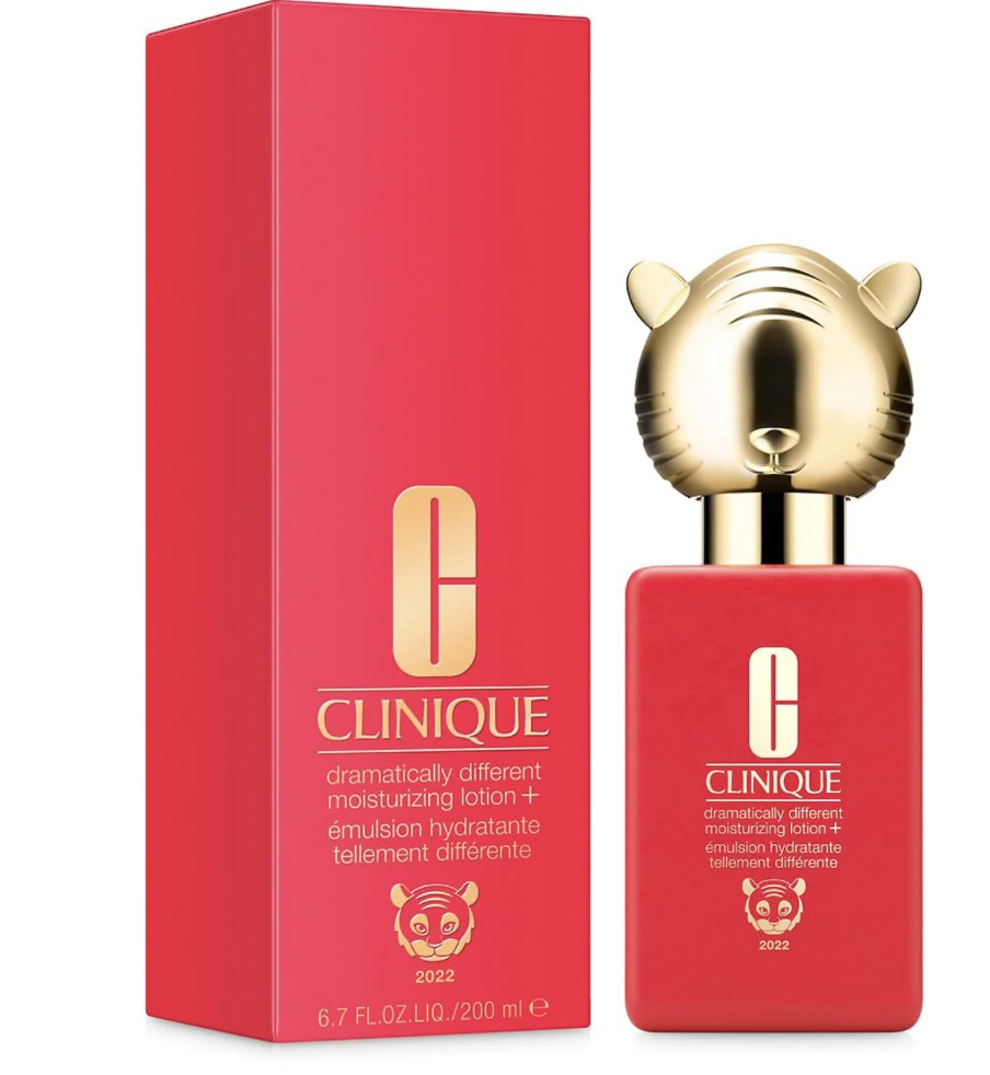 This is so cute. It's Clinique's Lunar New Year limited edition Jumbo Dramatically Different Moisturizing Lotion - Plus to celebrate the Year of the Tiger. <a href="/hudsonsbay/">Hudson's Bay | La Baie d'Hudson</a>