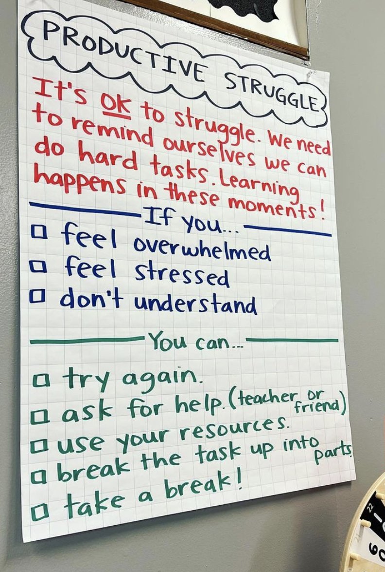 How do you make sure your Ss know that moments of challenge are OK? 

(📸 via T Britt) #TeacherTwitter #BeTheOne