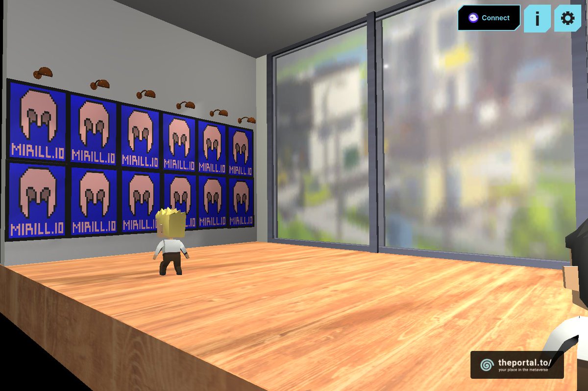 One of our early adopters, <a href="/Gotzeuus/">Gotzeuus</a>, is admiring his #NFTs  collection in the <a href="/_portals_/">Portals</a>   #Metaverse  :D