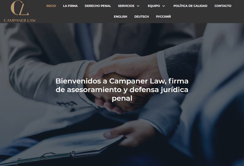 BlogsDerecho's tweet photo. #Actualización En #BlogsdeDerecho hablamos sobre Campaner Law en https://t.co/jxshQEkPnm
@JaimeCampaner @CampanerLaw https://t.co/AzU4j3OJIN
