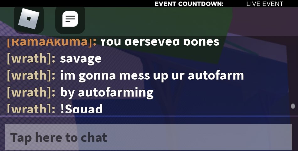 LeakedCone's tweet photo. @RELLGames Mans is autofarming in a public server… if you’re gonna do it do it privately https://t.co/XgEfzoagKz