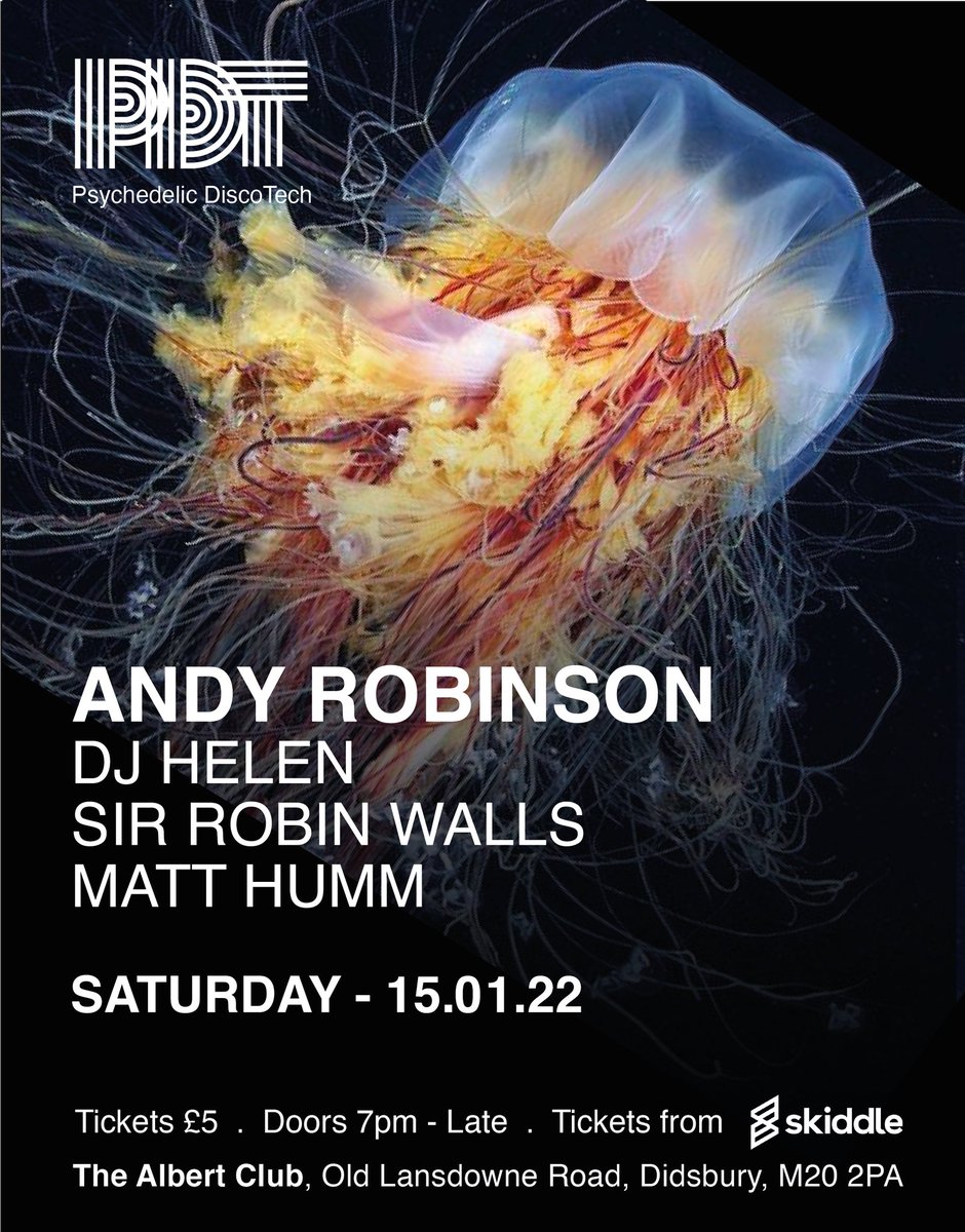 PDTProductions's tweet image. Saturday 15 November. Didsbury. Home of the Rave.