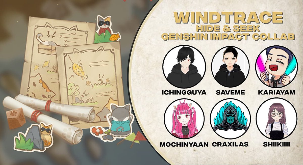SaveMeGaming's tweet image. Hey what's up genshin freak! got some interesting news. 

On 14th of Jan, 12 AM, i will be collabing with other Brunei Genshin Streamer to play a classic rerun event which is Windtrace event (Hide and Seek).

Follow me at twitch.tv/savemegaming.c… to watch us live!
