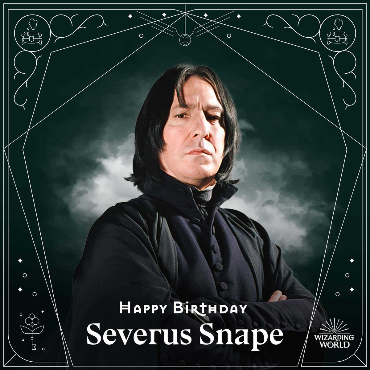 Happy Birthday ! 🎁 #SeverusSnape #Snape #Birthday #HappyBirthday https://t...