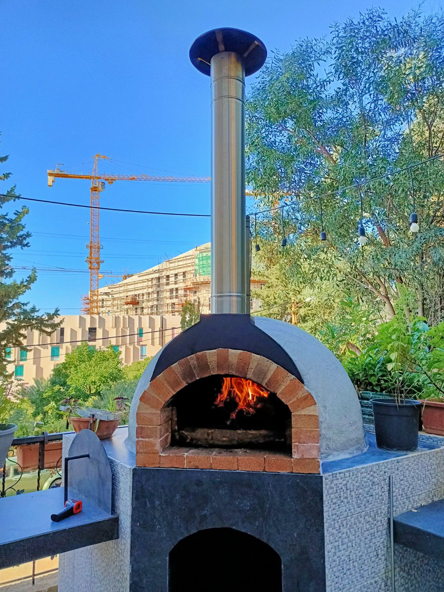 Shouhayda's tweet photo. #Sundayday #Stayhome #staysafe with the best people and neighbor around us @usembassybeirut , cheers guys , Ambassador Shea you are most welcome to taste the best Napeolitana Pizza in the neighborhood #InThisTogether https://t.co/lLgSEJ7PHi