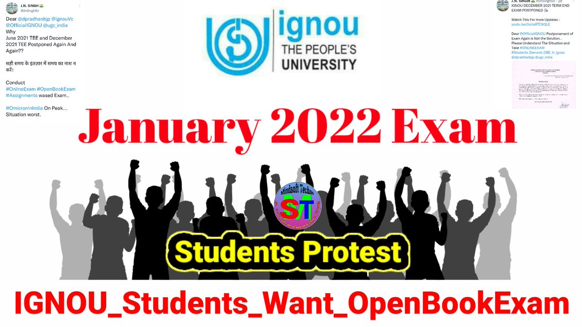 shauravk99's tweet photo. #IGNOU_Students_Want_OpenBookExam
@OfficialIGNOU 
@IgnouVc 
@ignoudelhi 
@ugc_india
Student want open book exam. 
All collage and institute held open book exam than ignou why don't do this . https://t.co/G67ENgByYk