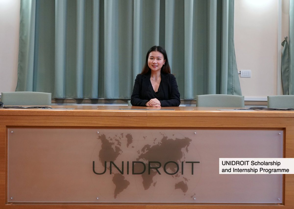 UNIDROITorg's tweet image. UNIDROIT welcomes Conghui Liu from China to our library as a Legal Intern between December 2021 - February 2022. Conghui is an LLM Candidate at @mcgillu and will undertake research on the #SpaceProtocol of the #CapeTownConvention. Learn more at: bit.ly/3zVRCXd