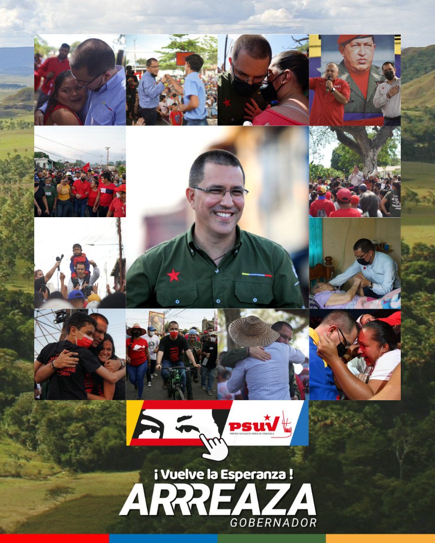 ¡Buenos días camaradas! 

Vamos todas y todos con la etiqueta #BarinasVotaPorArreaza ✔️

¡Por la victoria perfecta de la Patria, nosotros venceremos!
