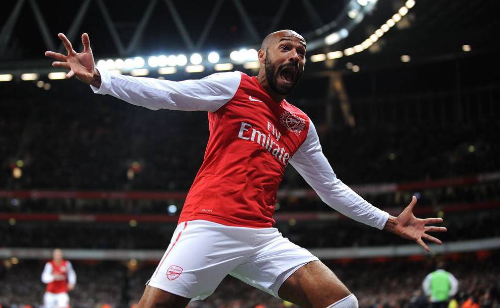 ActuFoot_'s tweet photo. Il y a 10 ans jour pour jour, Thierry Henry marquait pour son come-back à Arsenal. 😍 https://t.co/RM44UklF9n